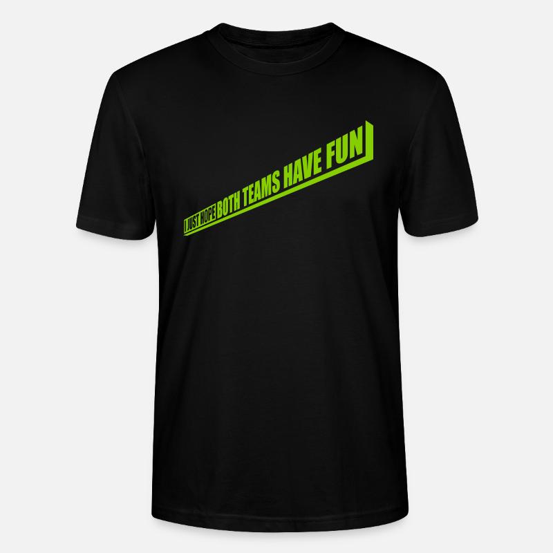 Both Teams Have Fun - Stanley/Stella Unisex Bio-T-Shirt CRAFTER - Schwarz