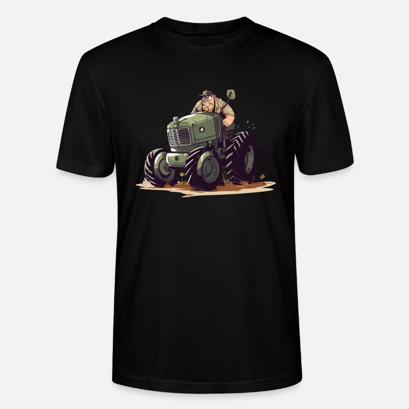 Denis der wütende Bauer - Stanley/Stella Unisex Bio-T-Shirt CRAFTER - Schwarz