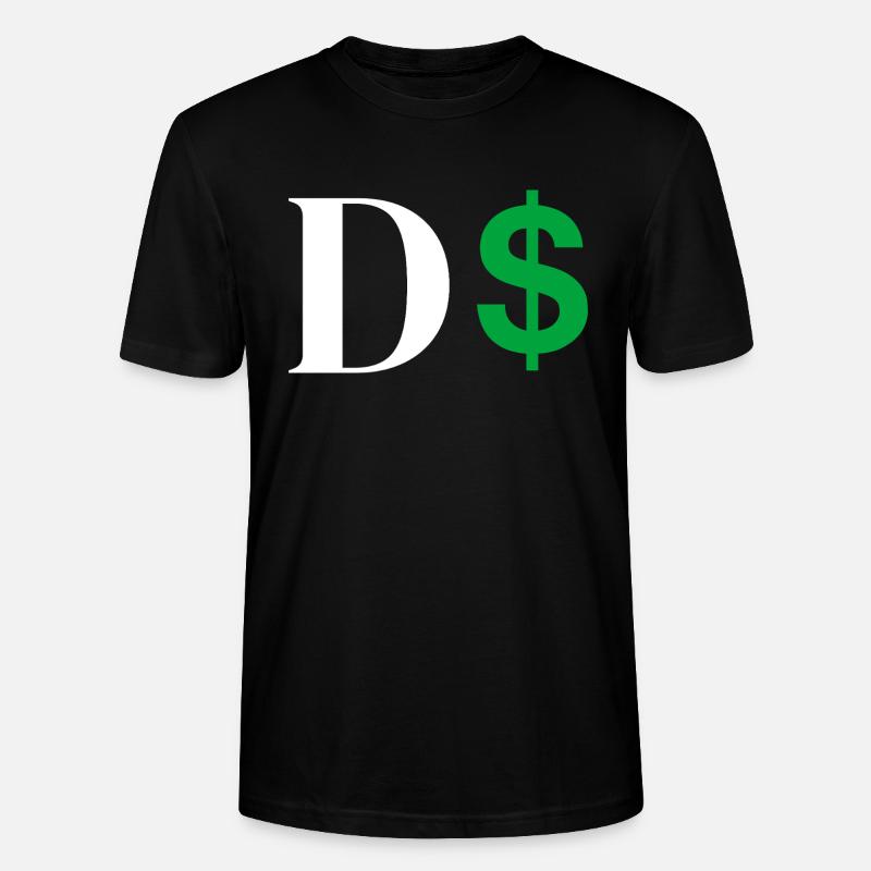Dollar-Buchstabe - Stanley/Stella Unisex Bio-T-Shirt CRAFTER - Schwarz