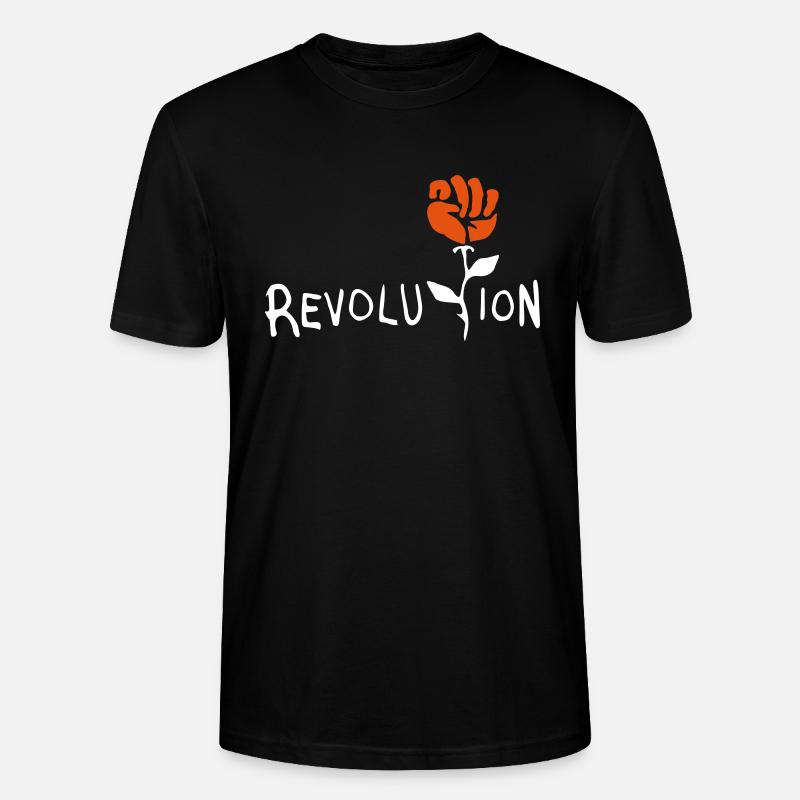 revolution faust rose - Stanley/Stella Unisex Bio-T-Shirt CRAFTER - Schwarz