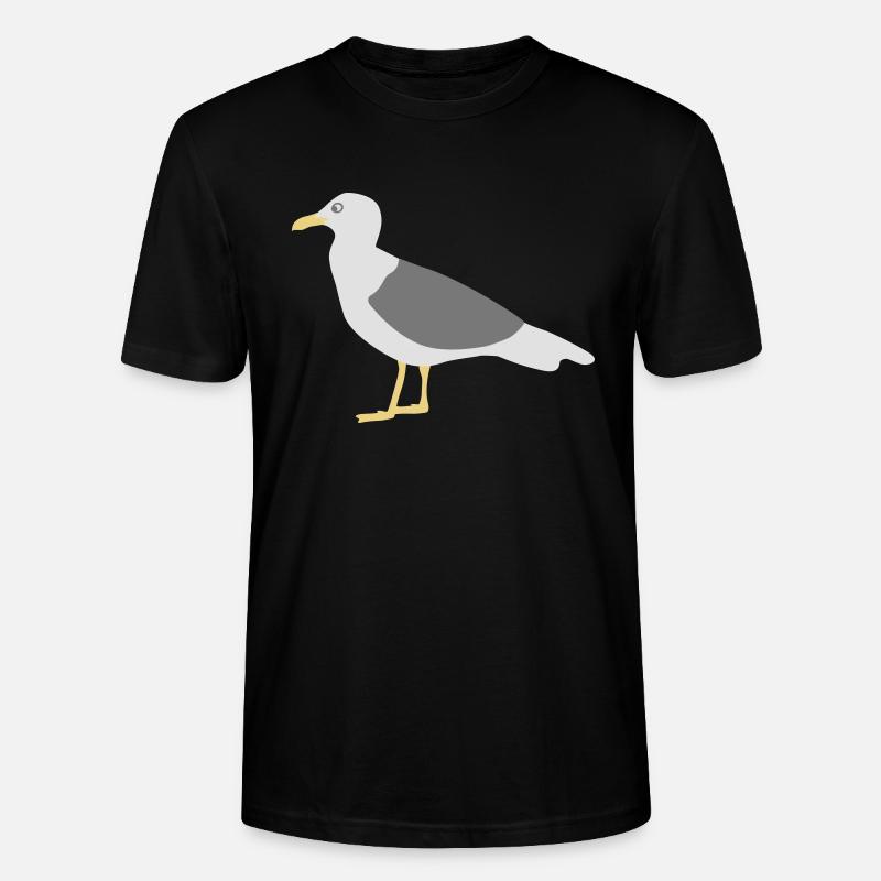 Möwe - Stanley/Stella Unisex Bio-T-Shirt CRAFTER - Schwarz