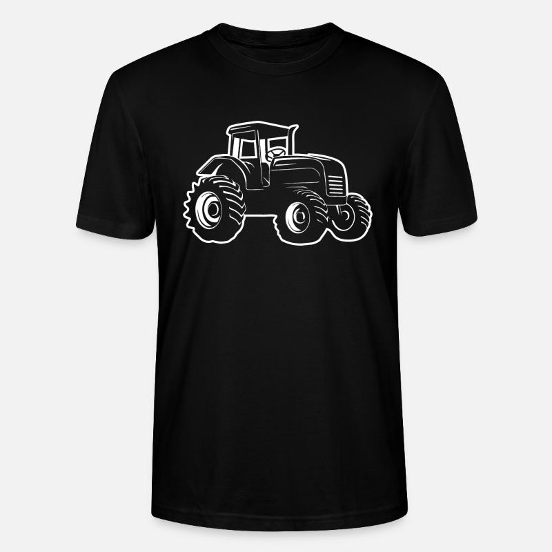 Traktor - Stanley/Stella Unisex Bio-T-Shirt CRAFTER - Schwarz