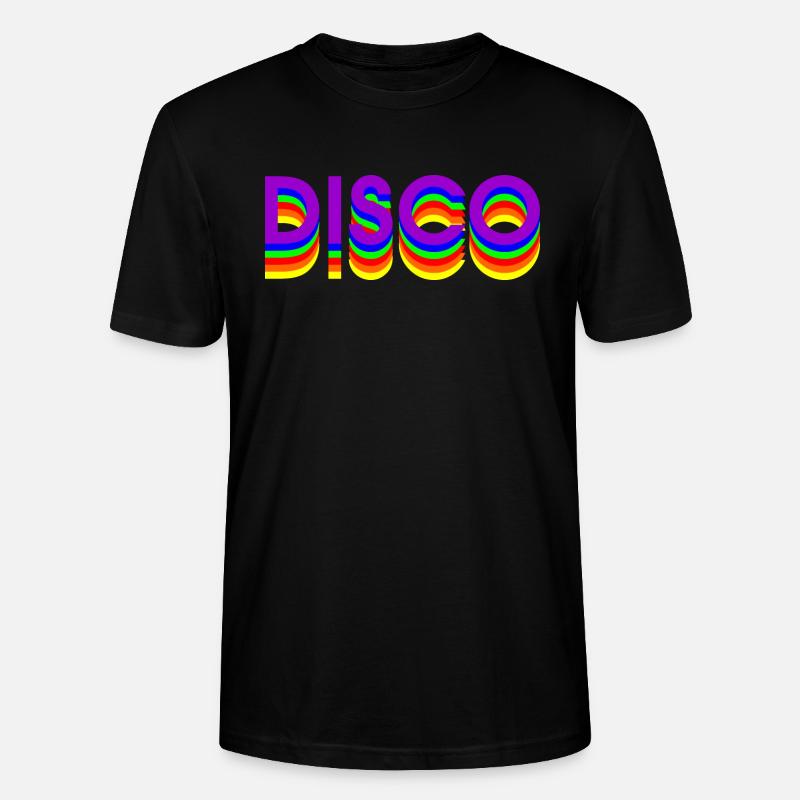 80er DISCO DANCE - Stanley/Stella Unisex Bio-T-Shirt CRAFTER - Schwarz