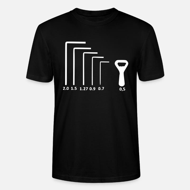 Handwerker Set - Stanley/Stella Unisex Bio-T-Shirt CRAFTER - Schwarz