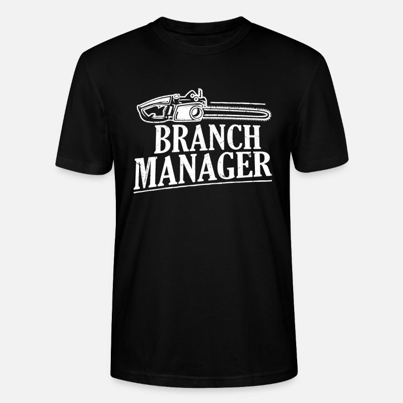 Branch Manager Logging Lumberjack Logger - Stanley/Stella Unisex Bio-T-Shirt CRAFTER - Schwarz
