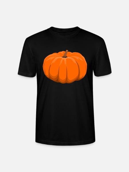 Kürbis - Stanley/Stella Unisex Bio-T-Shirt CRAFTER - Schwarz