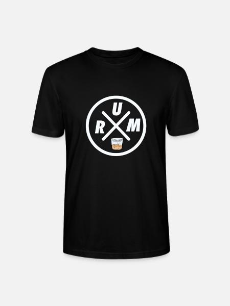 rum - Stanley/Stella CRAFTER Unisex Organic T-Shirt - black