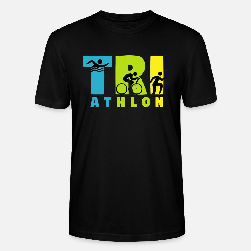 triathlon - T-shirt bio CRAFTER Stanley Stella Unisexe - noir