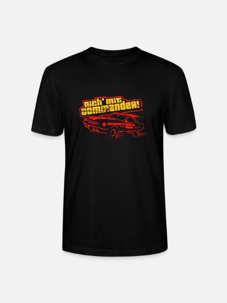 Nich' mit Commander - Stanley/Stella Unisex Bio-T-Shirt CRAFTER - Schwarz