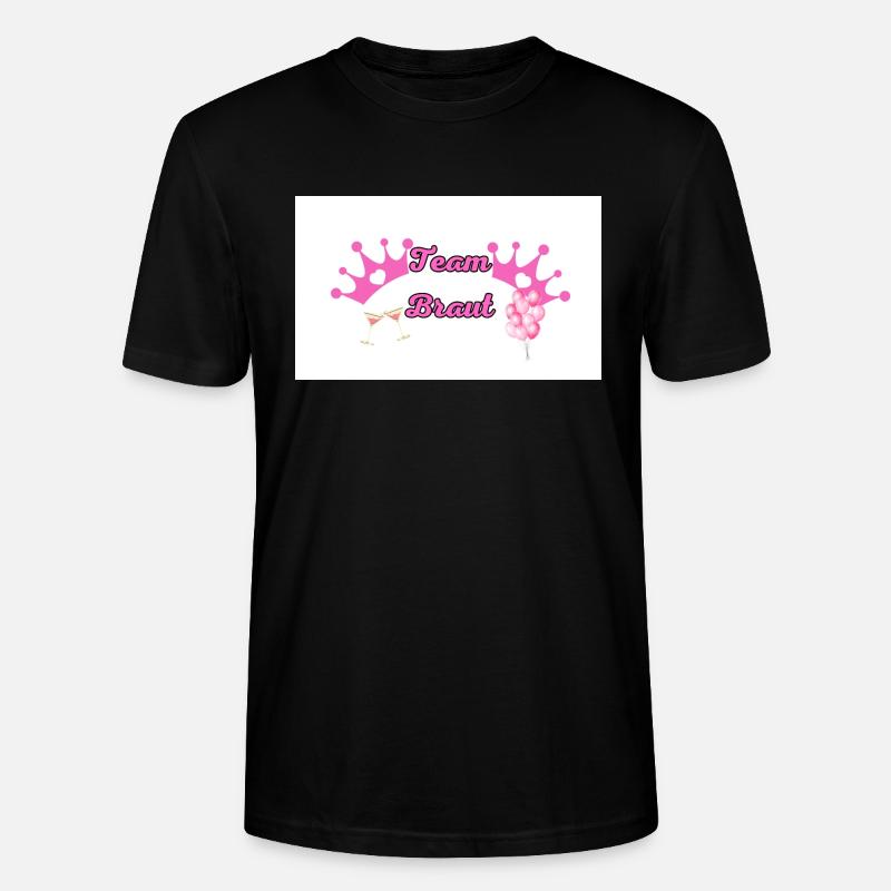 Team Bride - Stanley/Stella Unisex Bio-T-Shirt CRAFTER - Schwarz