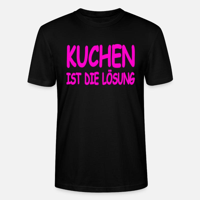 Kuchen - Stanley/Stella Unisex Bio-T-Shirt CRAFTER - Schwarz