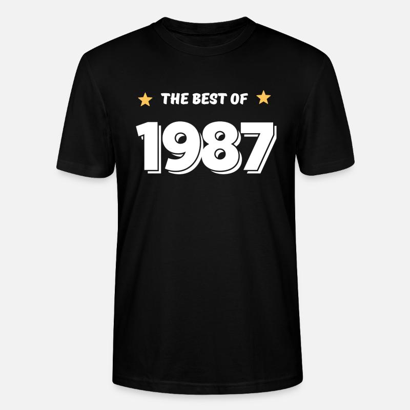Das Beste aus 1987 - Stanley/Stella Unisex Bio-T-Shirt CRAFTER - Schwarz