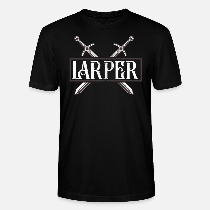 Live-Action-Rollenspiel LARPER - Stanley/Stella Unisex Bio-T-Shirt CRAFTER - Schwarz