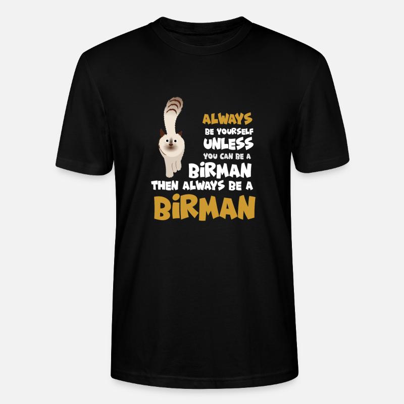Birmakatzen - Stanley/Stella Unisex Bio-T-Shirt CRAFTER - Schwarz