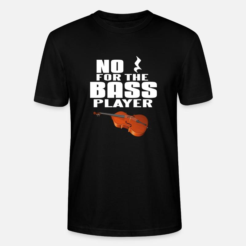 Kontrabass - Stanley/Stella Unisex Bio-T-Shirt CRAFTER - Schwarz