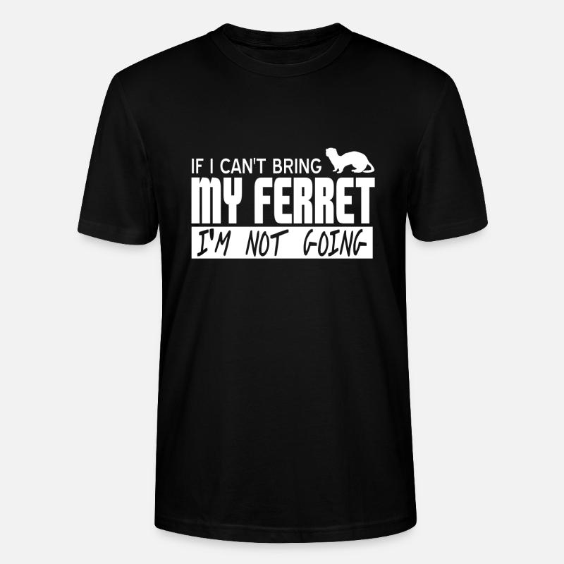 Frettchen - Stanley/Stella Unisex Bio-T-Shirt CRAFTER - Schwarz