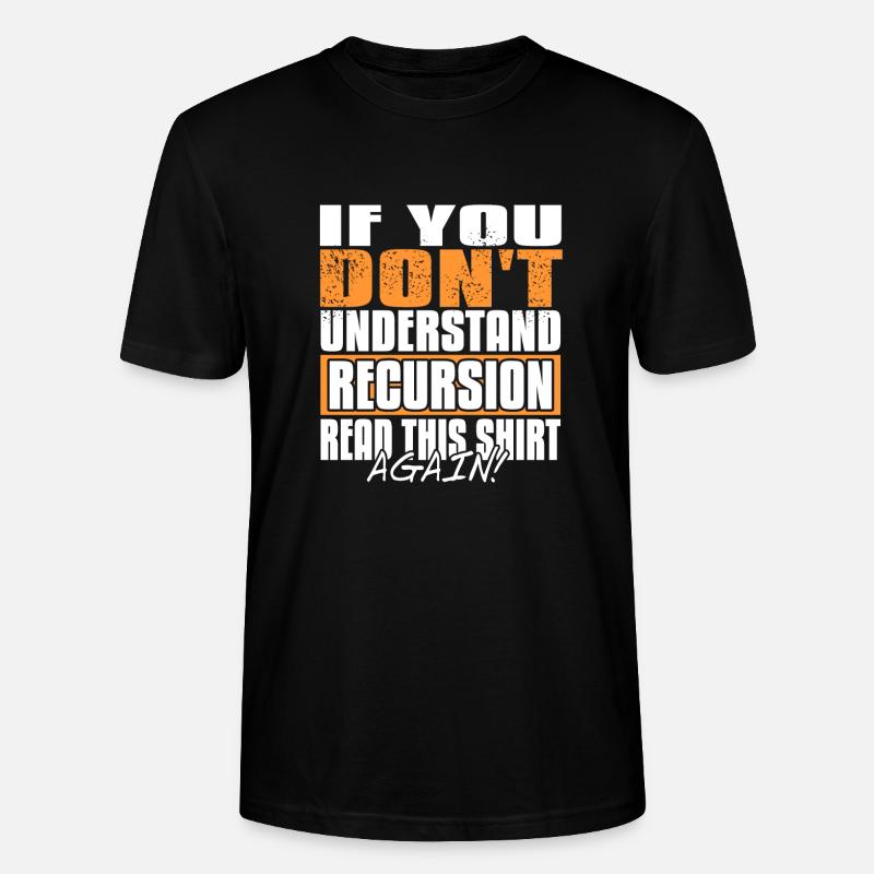 Programmeur - T-shirt bio CRAFTER Stanley Stella Unisexe - noir