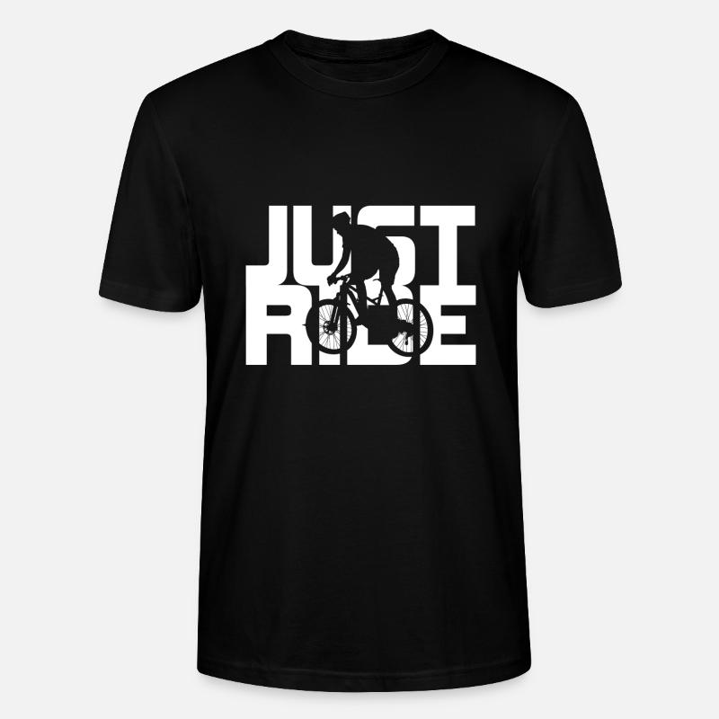 vélo - T-shirt bio CRAFTER Stanley Stella Unisexe - noir