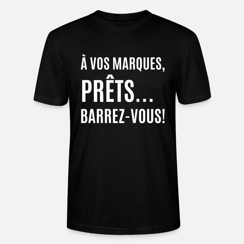 à vos marques - T-shirt bio CRAFTER Stanley Stella Unisexe - noir