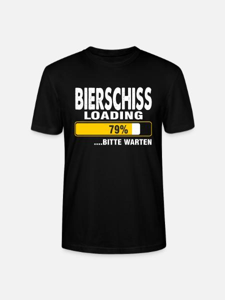 Bierschiss loading Bierparty Biertrinker kostüm - Stanley/Stella Unisex Bio-T-Shirt CRAFTER - Schwarz