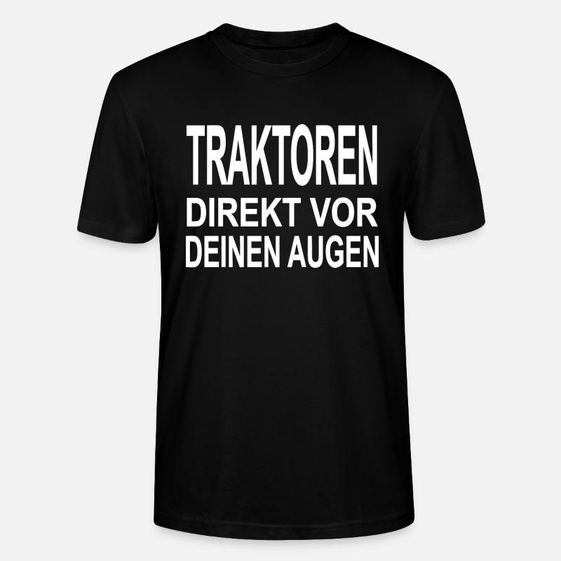Traktor - Stanley/Stella Unisex Bio-T-Shirt CRAFTER - Schwarz