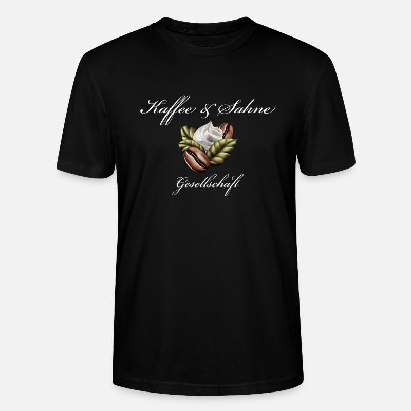 Kaffee & Sahne - Stanley/Stella Unisex Bio-T-Shirt CRAFTER - Schwarz