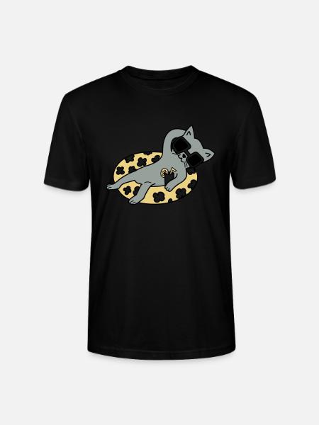 Chill out Cat - Stanley/Stella Unisex Bio-T-Shirt CRAFTER - Schwarz