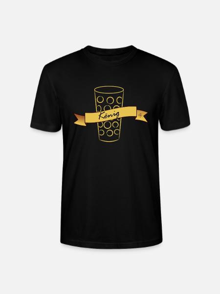 König - Stanley/Stella Unisex Bio-T-Shirt CRAFTER - Schwarz