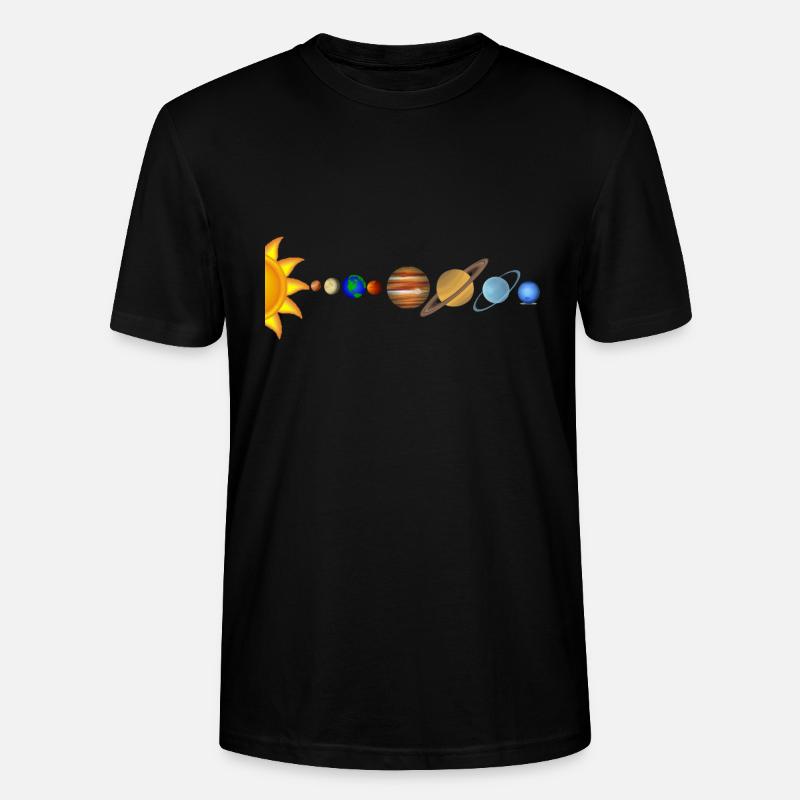 Sonnensystem - Stanley/Stella Unisex Bio-T-Shirt CRAFTER - Schwarz