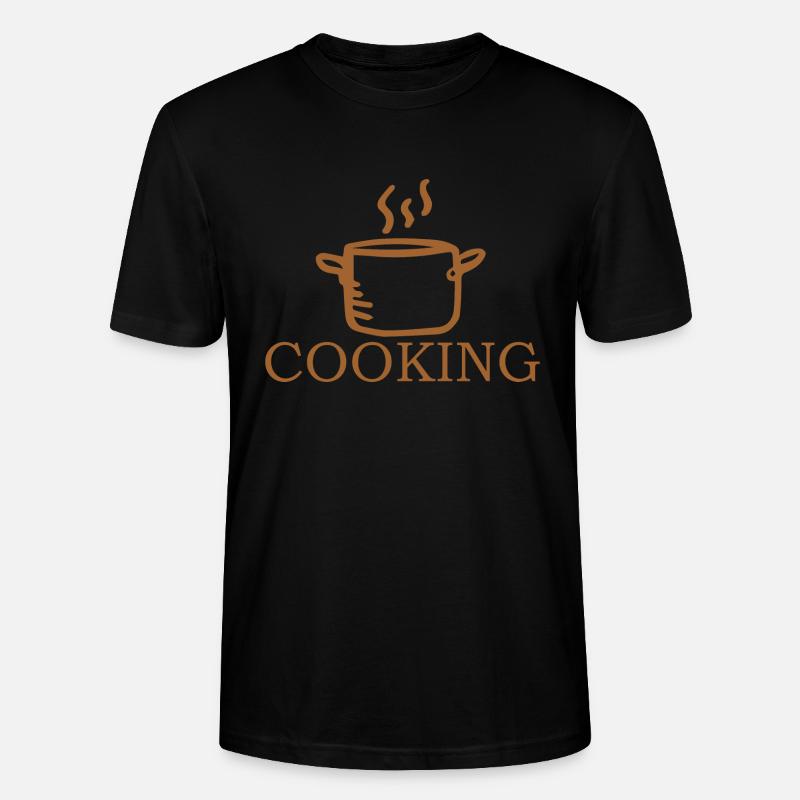 Koch kochen backen - Stanley/Stella Unisex Bio-T-Shirt CRAFTER - Schwarz