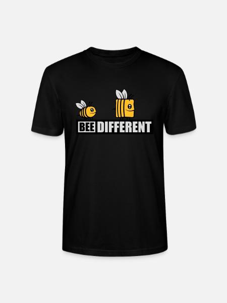 bee different saying quote - Stanley/Stella CRAFTER Unisex Organic T-Shirt - black