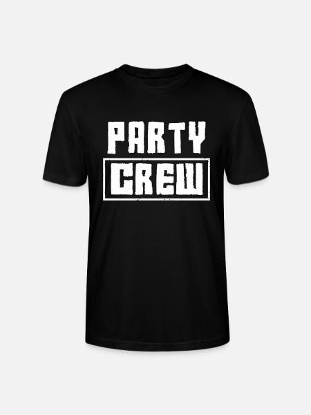 party crew - Stanley/Stella Unisex Bio-T-Shirt CRAFTER - Schwarz