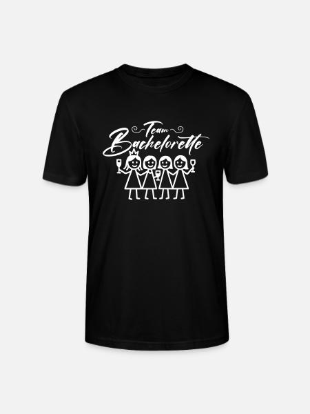 Bachelorette Team Mädels - Stanley/Stella Unisex Bio-T-Shirt CRAFTER - Schwarz