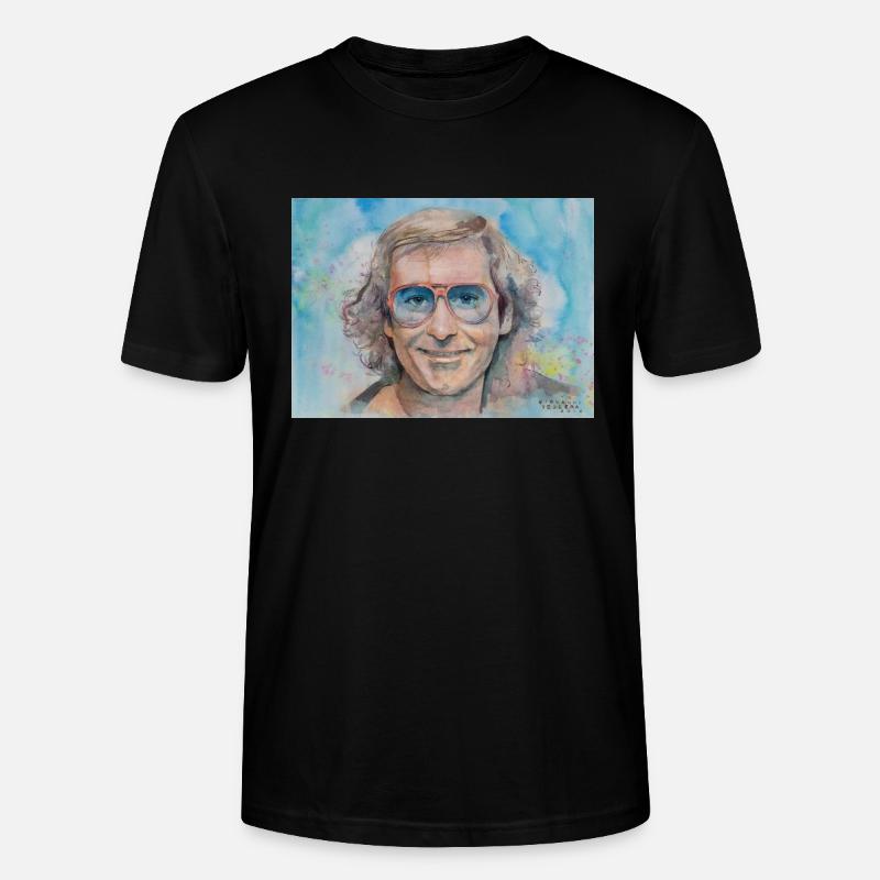 Ivan Graziani - T-shirt bio CRAFTER Stanley Stella Unisexe - noir