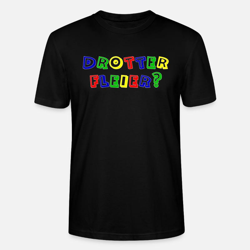 drotter fleier rand weiß - Stanley/Stella Unisex Bio-T-Shirt CRAFTER - Schwarz