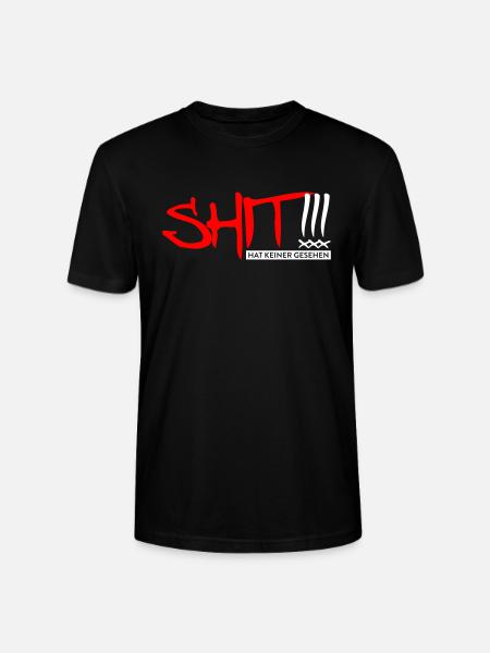 SHIT hat keiner gesehen!!! - Stanley/Stella Unisex Bio-T-Shirt CRAFTER - Schwarz