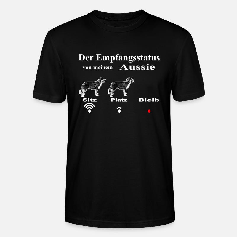WLAN Aussie1 - Stanley/Stella Unisex Bio-T-Shirt CRAFTER - Schwarz
