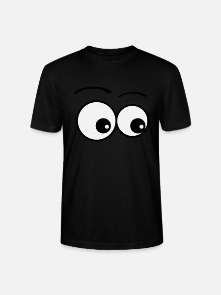 eyes - Stanley/Stella CRAFTER Unisex Organic T-Shirt - black