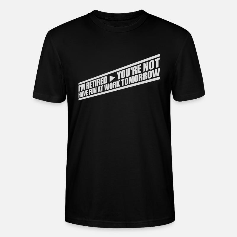 have fun at work - Stanley/Stella Unisex Bio-T-Shirt CRAFTER - Schwarz