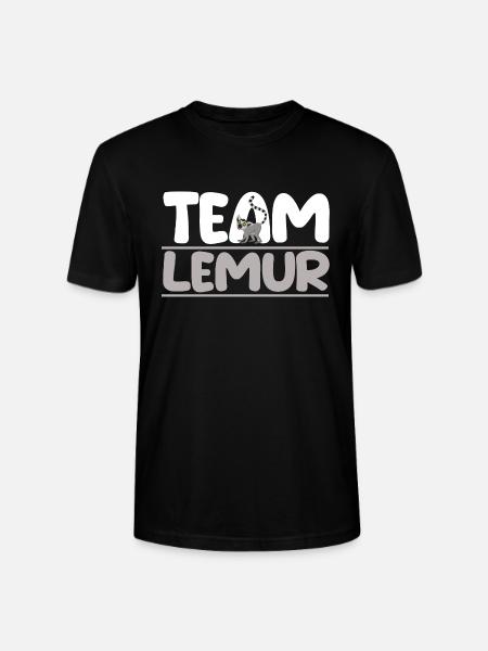 Lemur - Stanley/Stella CRAFTER Unisex Organic T-Shirt - black