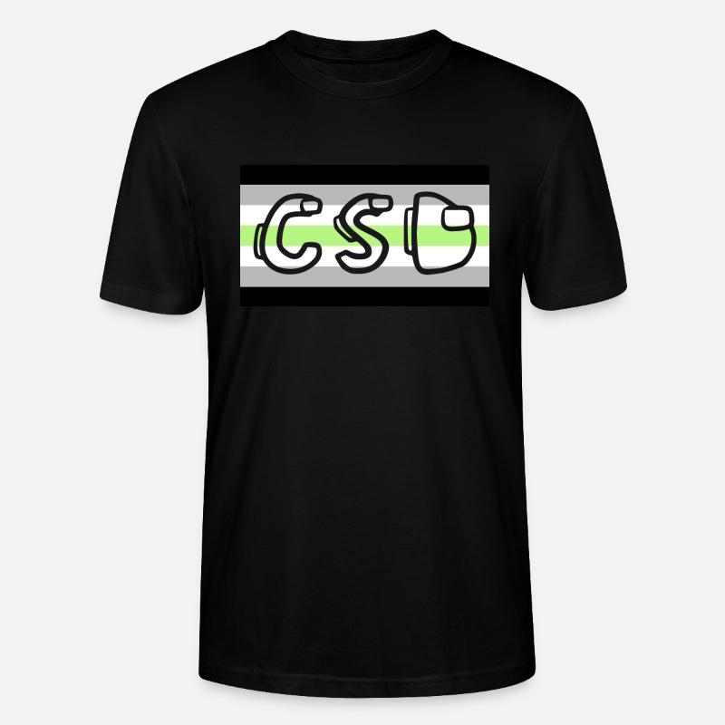 agender pride csd - Stanley/Stella Unisex Bio-T-Shirt CRAFTER - Schwarz