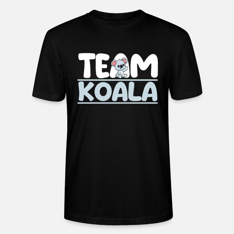 Koala Ours Koala - T-shirt bio CRAFTER Stanley Stella Unisexe - noir