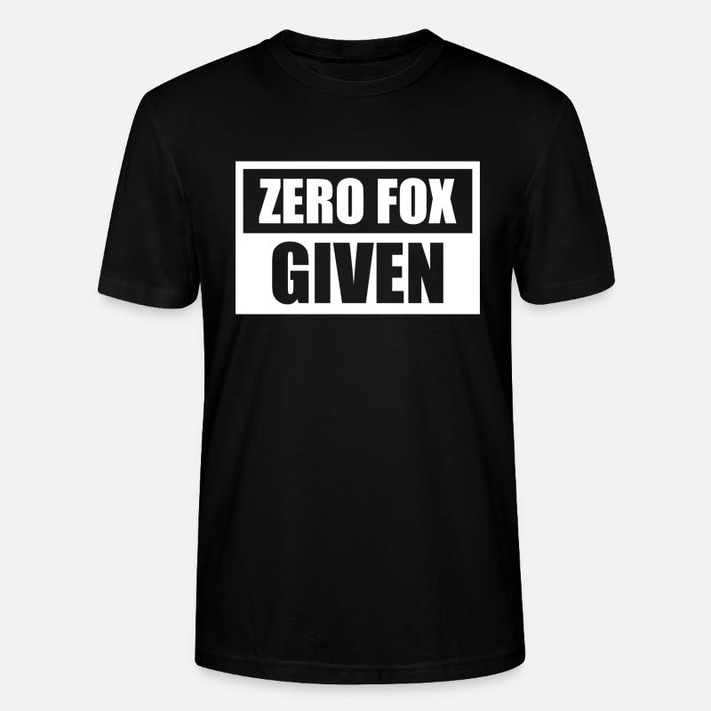 Zero Fox Given - Stanley/Stella Unisex Bio-T-Shirt CRAFTER - Schwarz