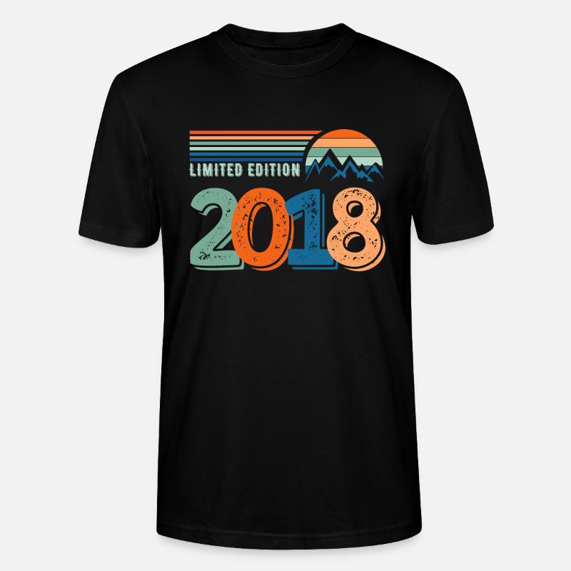 Limitierte Auflage 2018 - Stanley/Stella Unisex Bio-T-Shirt CRAFTER - Schwarz