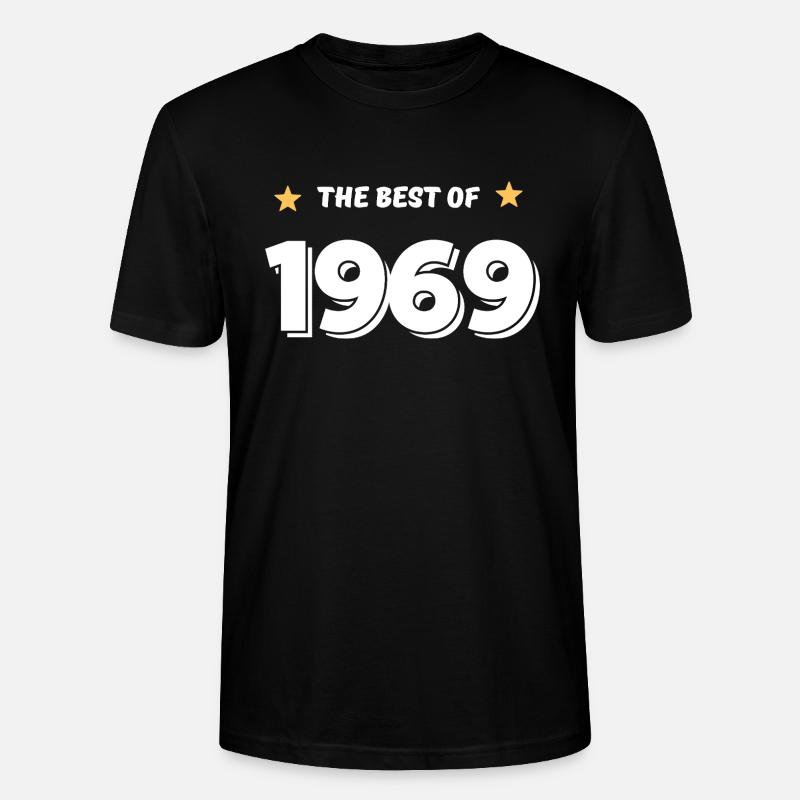 Das Beste von 1969 - Stanley/Stella Unisex Bio-T-Shirt CRAFTER - Schwarz