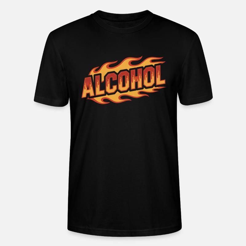Alkohol - Cool Drinking Logo - Stanley/Stella Unisex Bio-T-Shirt CRAFTER - Schwarz