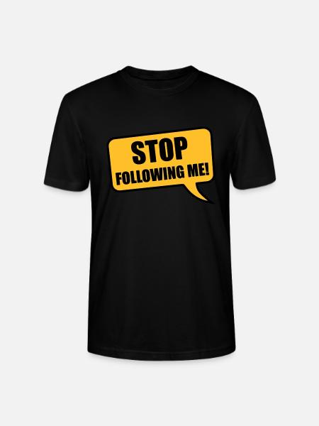 stop - Stanley/Stella CRAFTER Unisex Organic T-Shirt - black