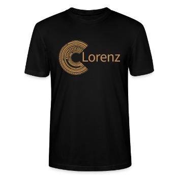 Für Lorenz - Stanley/Stella Unisex Bio-T-Shirt CRAFTER - Schwarz - Vorne - Alina (178cm) & Michal (187cm)