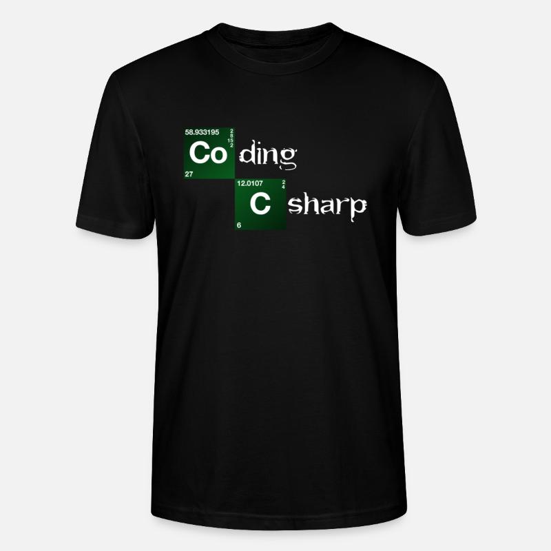 Coding Csharp - Stanley/Stella Unisex Bio-T-Shirt CRAFTER - Schwarz