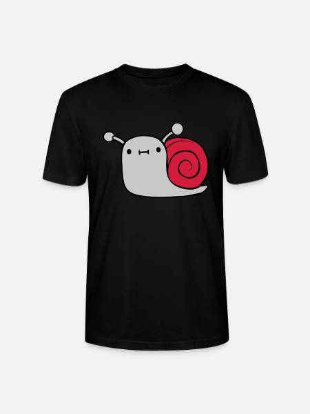 Small sweet snail - Stanley/Stella CRAFTER Unisex Organic T-Shirt - black